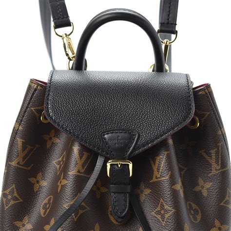 LOUIS VUITTON Monogram BB Montsouris NM Backpack Black .